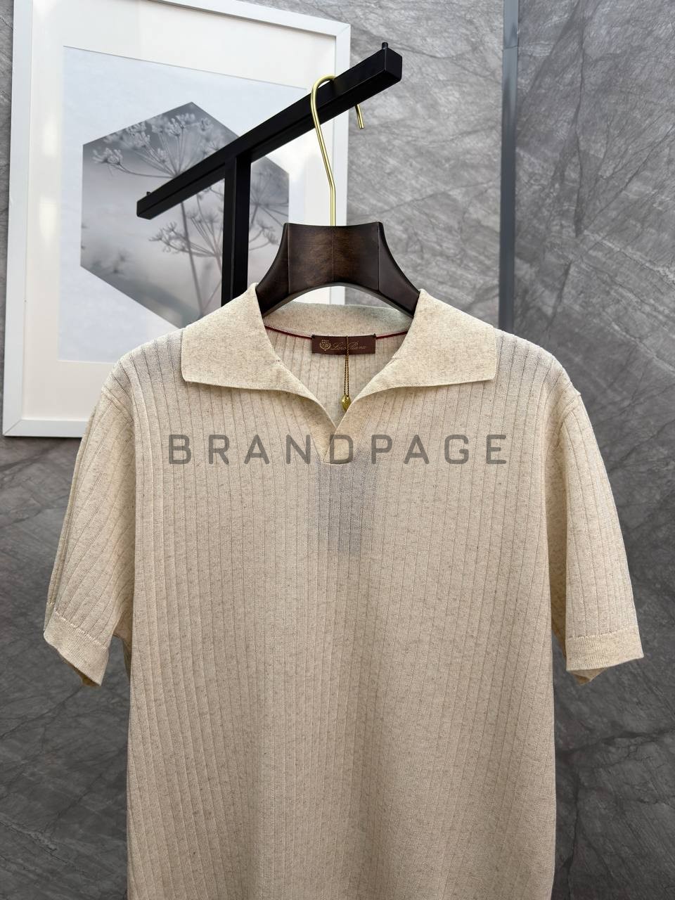 Футболка из комбинированных материалов Loro Piana BPLUX13040 Футболка из комбинированных материалов Loro Piana BPLUX13040