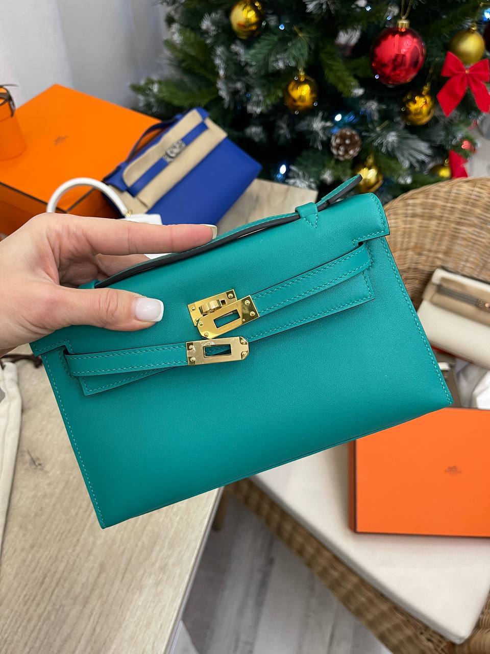 Элитная женская сумка Kelly Pochette Hermes BP-44507 Элитная женская сумка Kelly Pochette Hermes BP-44507