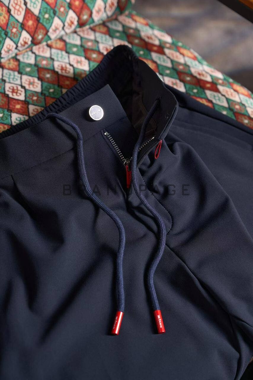 Брюки из лана шерсти и хлопка Kiton BPLUX5388 Брюки из лана шерсти и хлопка Kiton BPLUX5388