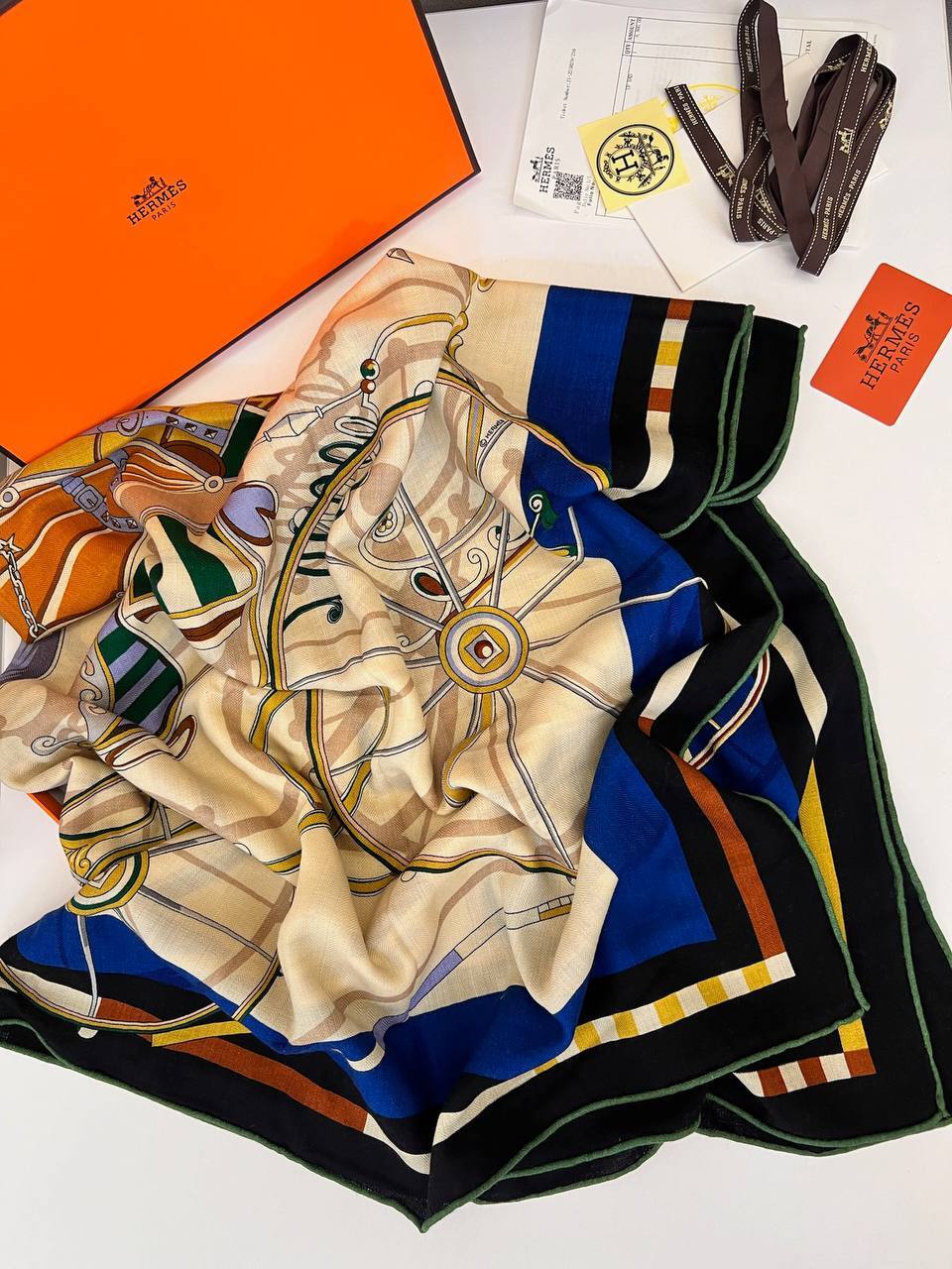 Платок люксовый 140*140 Hermes BP-52540 Платок люксовый 140*140 Hermes BP-52540