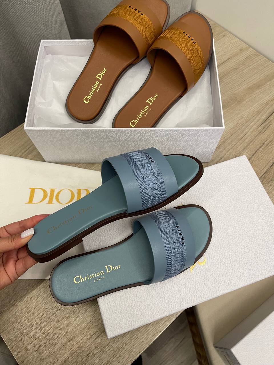 Трендовые шлепанцы Christian Dior BP-50078 Трендовые шлепанцы Christian Dior BP-50078