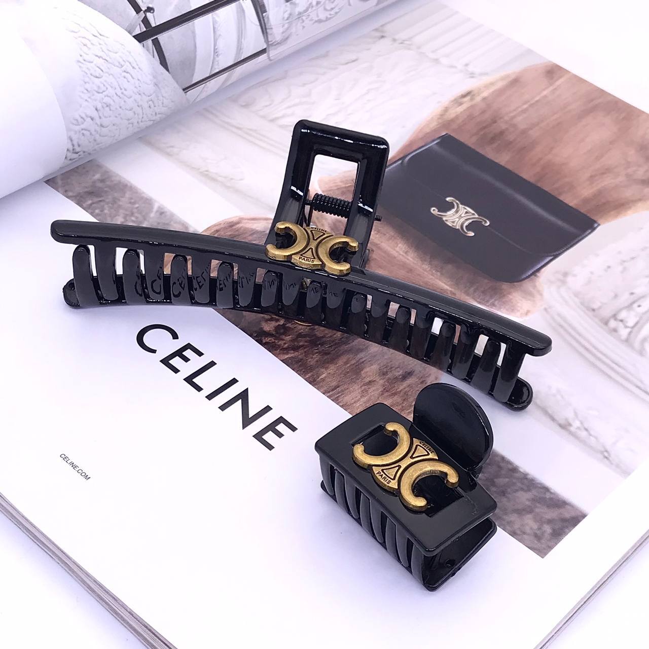 Заколка для волос коллекционная Celine BP-26927 Заколка для волос коллекционная Celine BP-26927