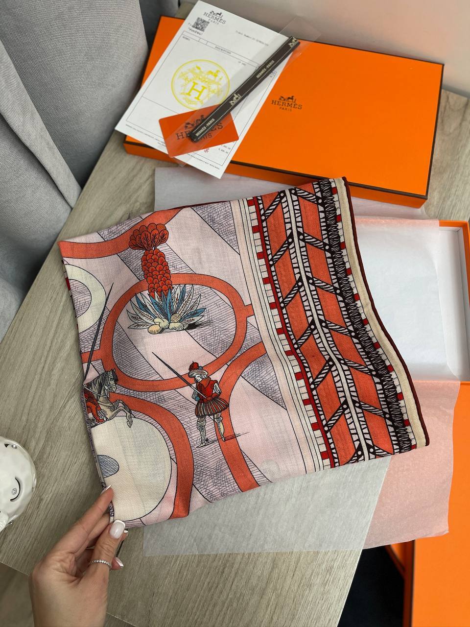 Платок премиальный Hermes BP-43787 Платок премиальный Hermes BP-43787