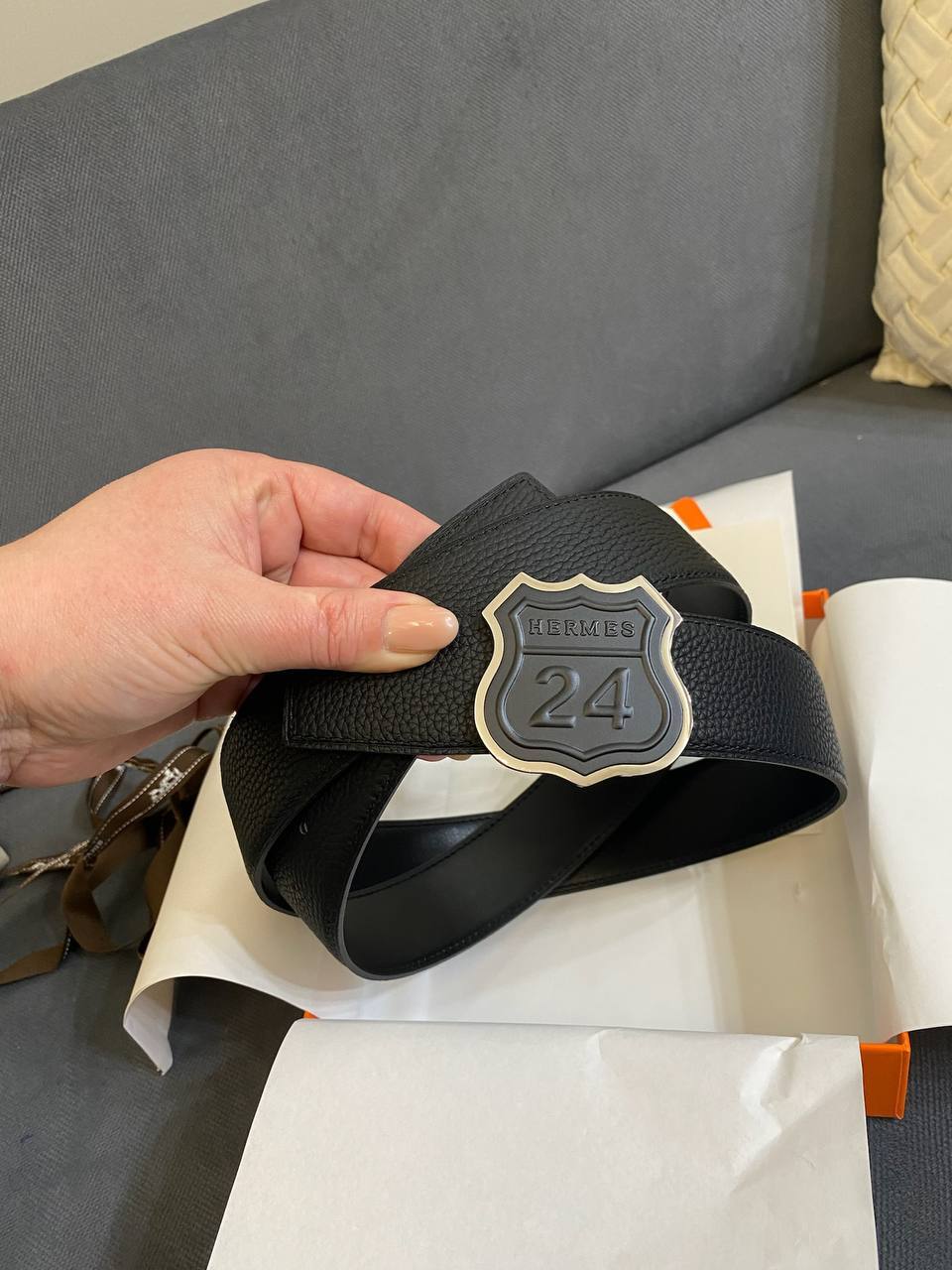 Мужской ремень класса люкс Hermes BP-46621 Мужской ремень класса люкс Hermes BP-46621