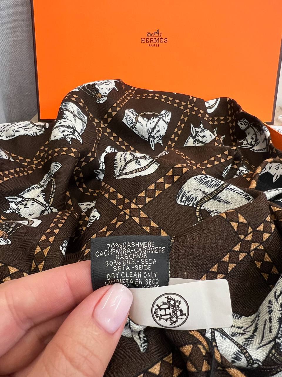 Платок люксовый 140*140 Hermes BP-52529 Платок люксовый 140*140 Hermes BP-52529