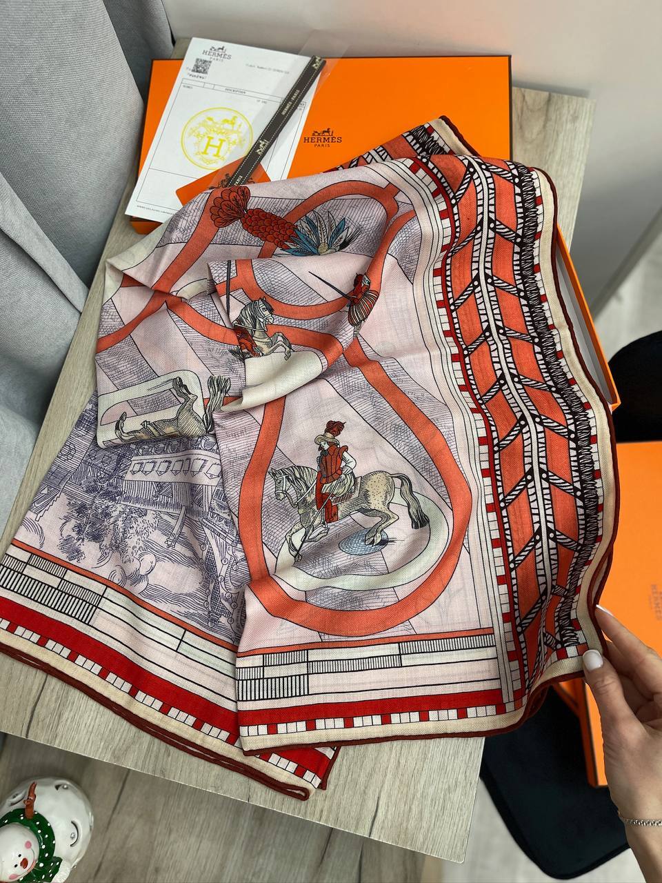 Платок премиальный Hermes BP-43787 Платок премиальный Hermes BP-43787