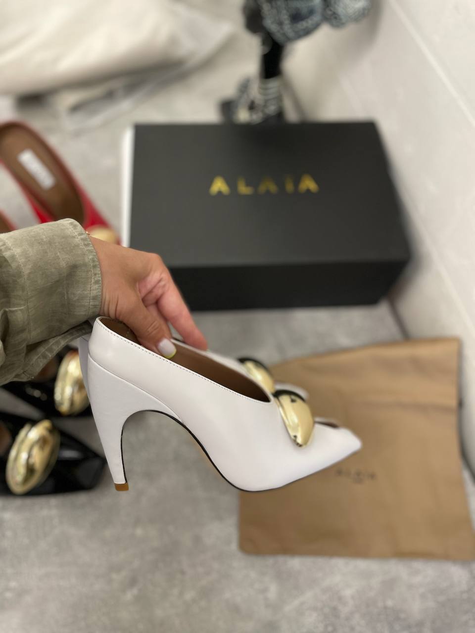 Дизайнерские туфли Alaia BP-51992 Дизайнерские туфли Alaia BP-51992