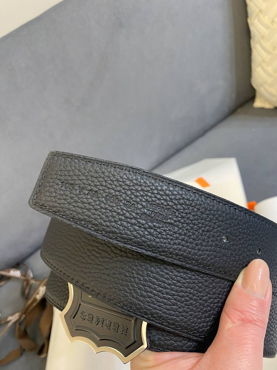 Мужской ремень класса люкс Hermes BP-46621 Мужской ремень класса люкс Hermes BP-46621