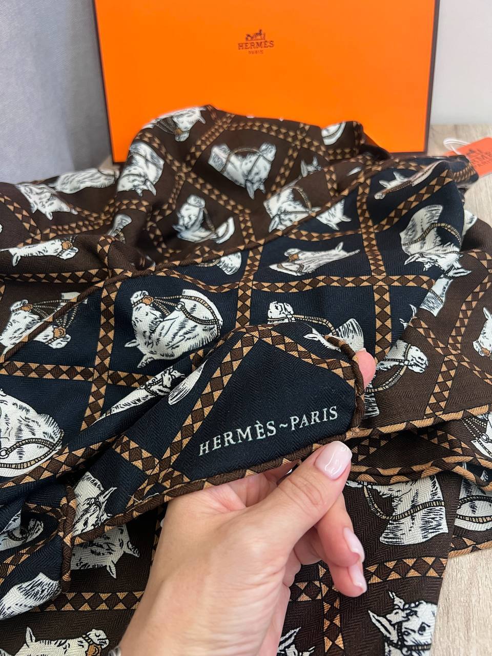 Платок люксовый 140*140 Hermes BP-52529 Платок люксовый 140*140 Hermes BP-52529