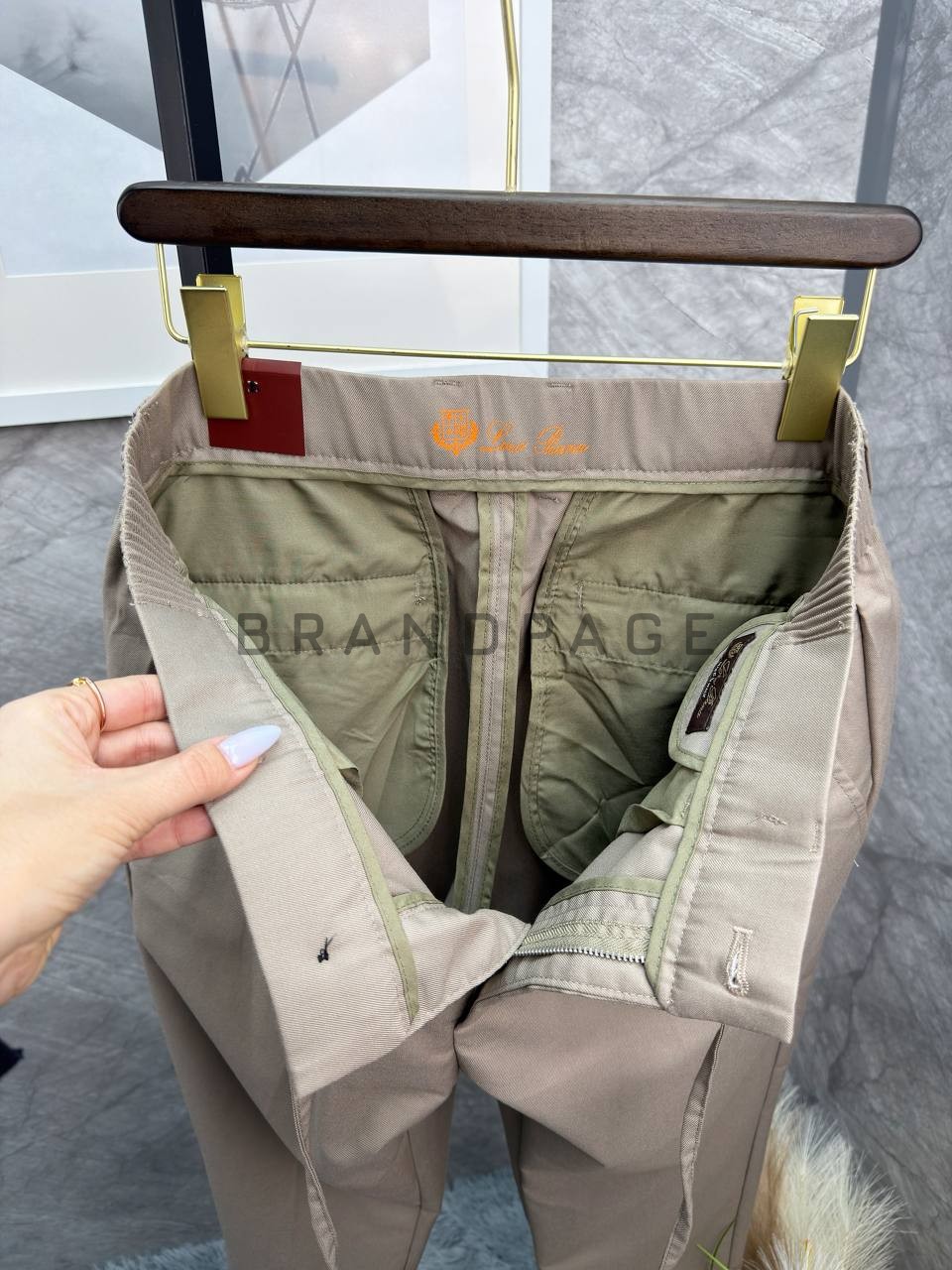 Брюки хлопковые Loro Piana BPLUX13024 Брюки хлопковые Loro Piana BPLUX13024