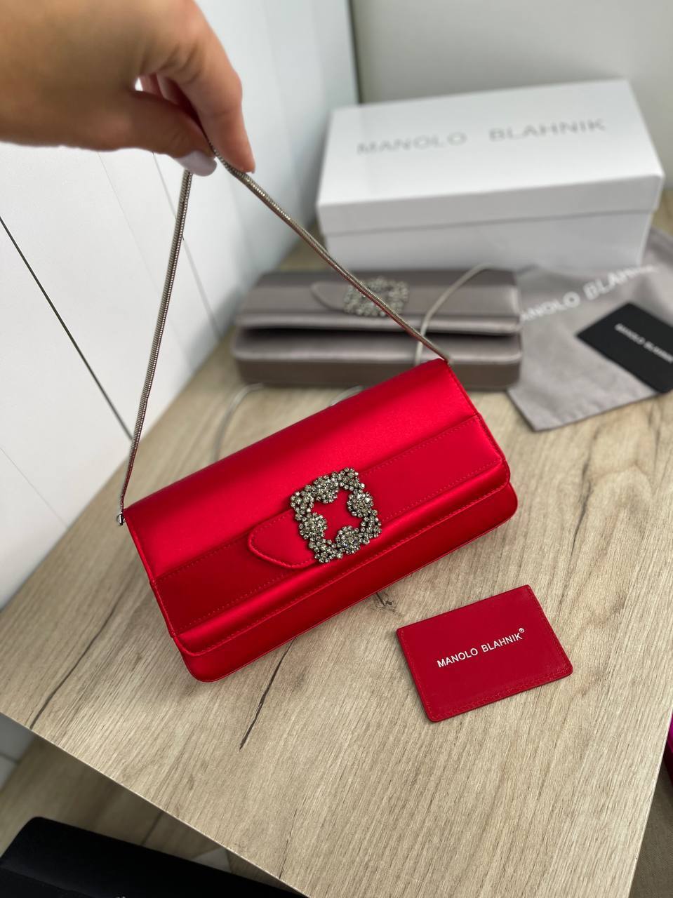 Элитный клатч Manolo Blahnik BP-17766 Элитный клатч Manolo Blahnik BP-17766