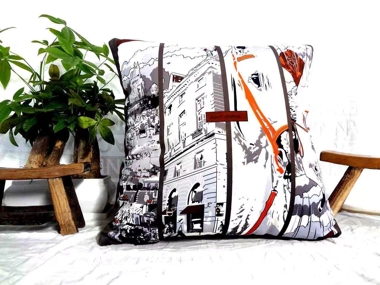 Hermes коллекционная наволочка BP-45937 Hermes коллекционная наволочка BP-45937