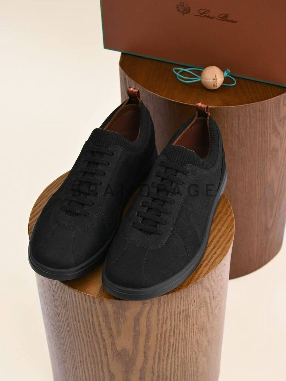 Кеды из телячьей кожи Loro Piana Кеды из телячьей кожи Loro Piana