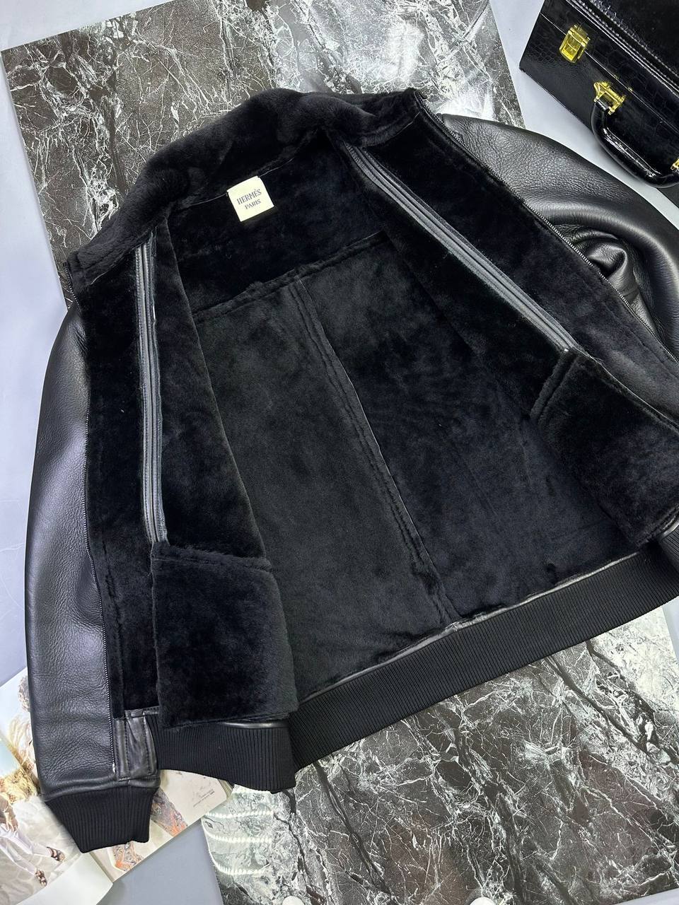 Люксовая дубленка Hermes BP-41494 Люксовая дубленка Hermes BP-41494