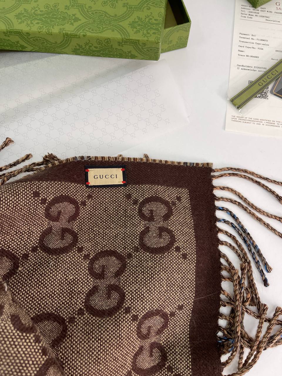 Эксклюзивный шарф Gucci BP-25413 Эксклюзивный шарф Gucci BP-25413