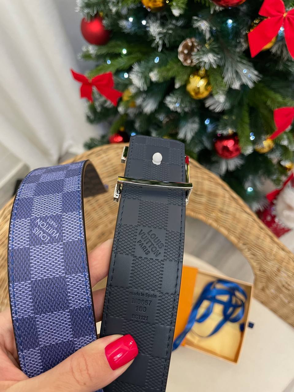 Ремень двухсторонний премиум Louis Vuitton BP-43492 Ремень двухсторонний премиум Louis Vuitton BP-43492