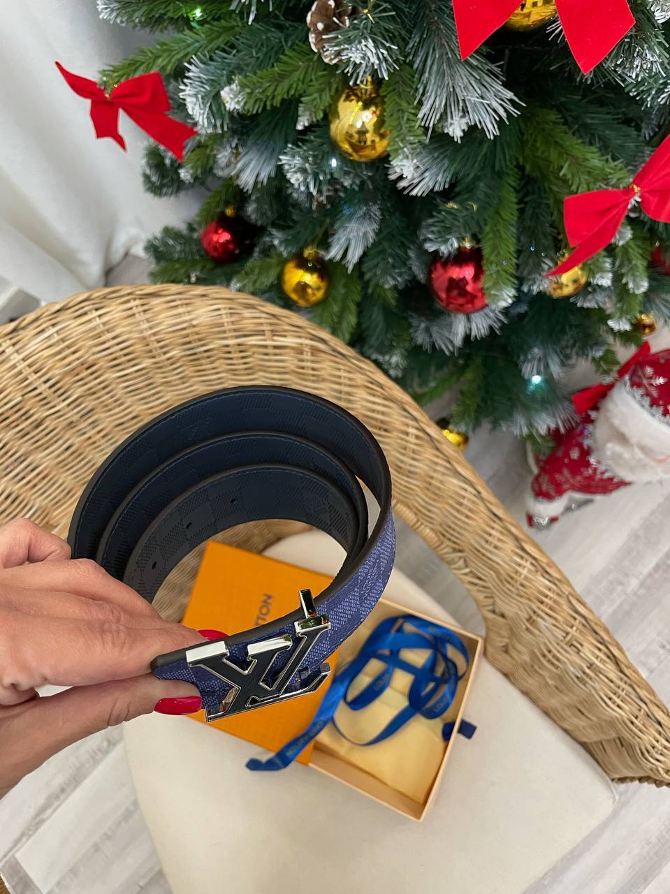 Ремень двухсторонний премиум Louis Vuitton BP-43492 Ремень двухсторонний премиум Louis Vuitton BP-43492