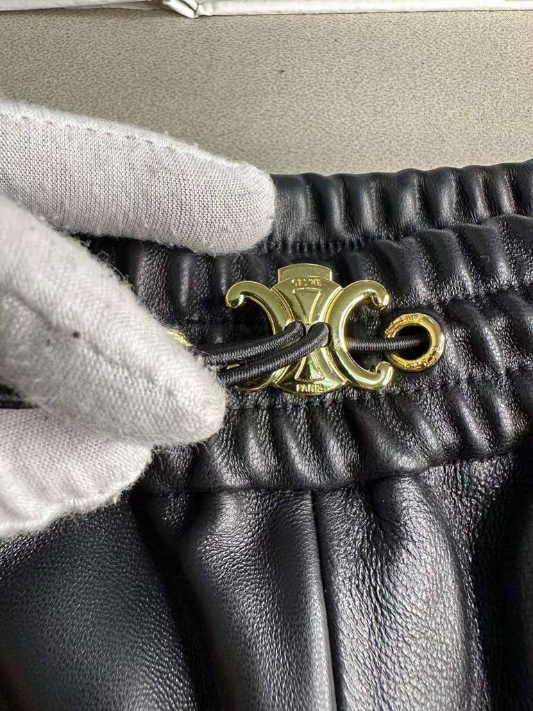 Кожаные шорты трендовые Celine BP-41064 Кожаные шорты трендовые Celine BP-41064