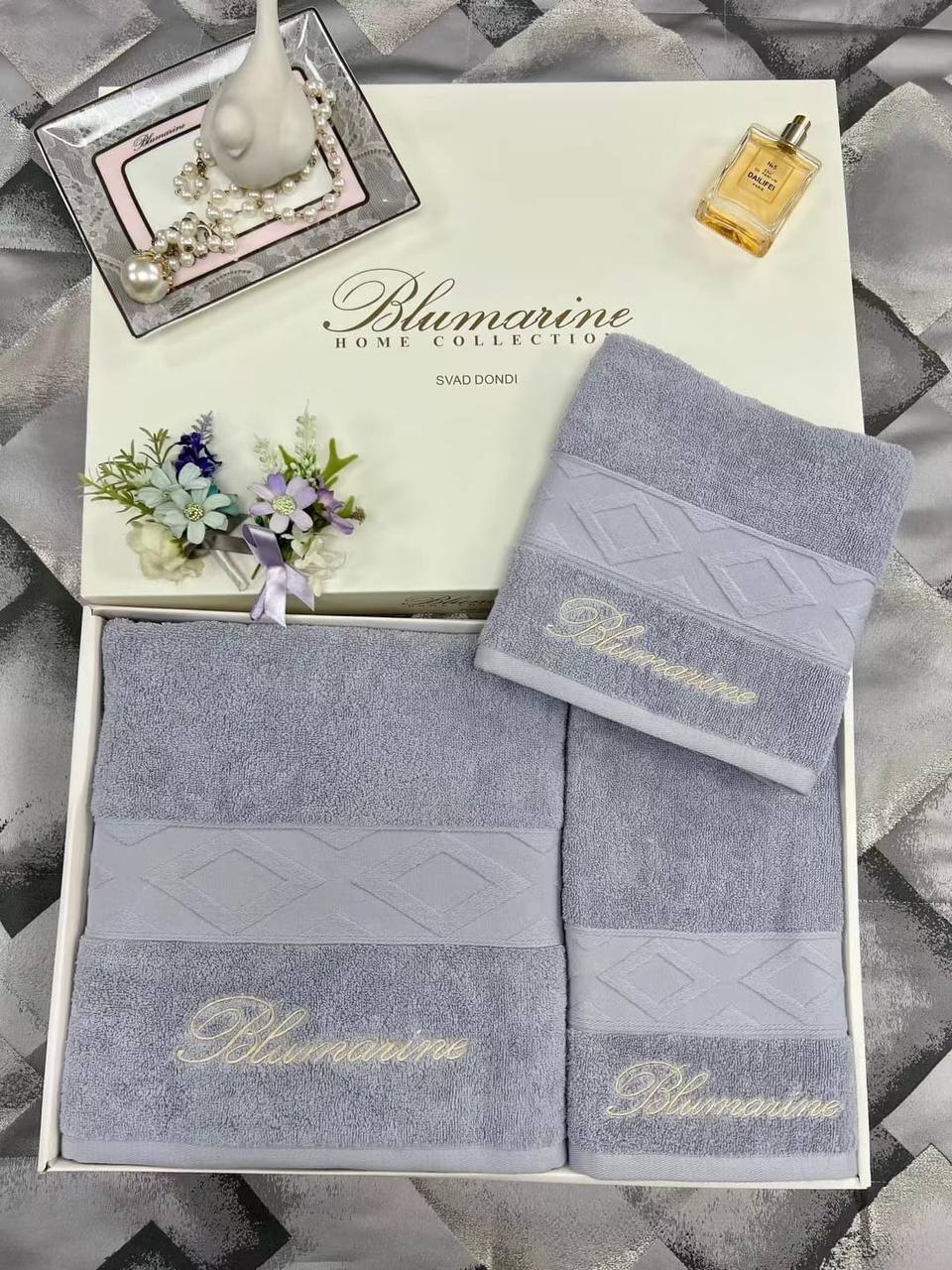 Полотенца комплект (3 шт.) Blumarine BP-19898 Полотенца комплект (3 шт.) Blumarine BP-19898