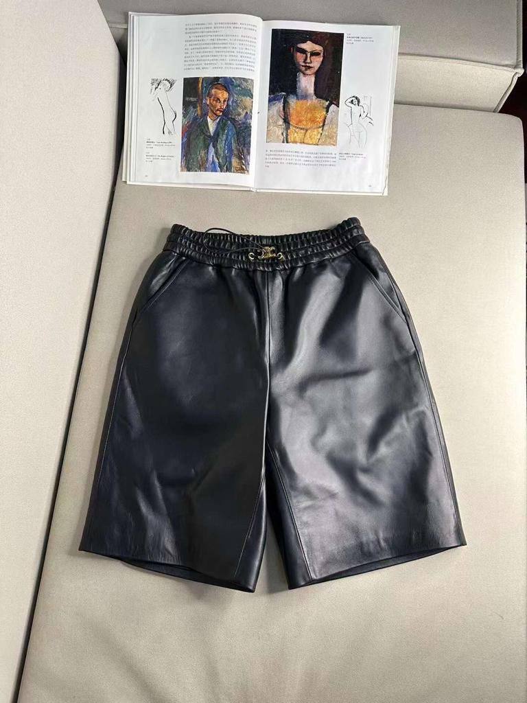 Кожаные шорты трендовые Celine BP-41064 Кожаные шорты трендовые Celine BP-41064