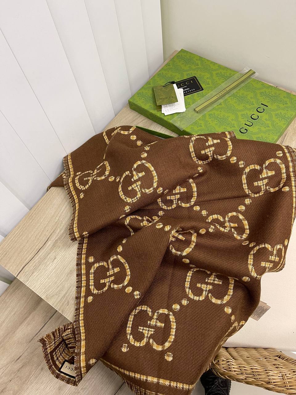 Шарф Gucci премиум BP-21537 Шарф Gucci премиум BP-21537