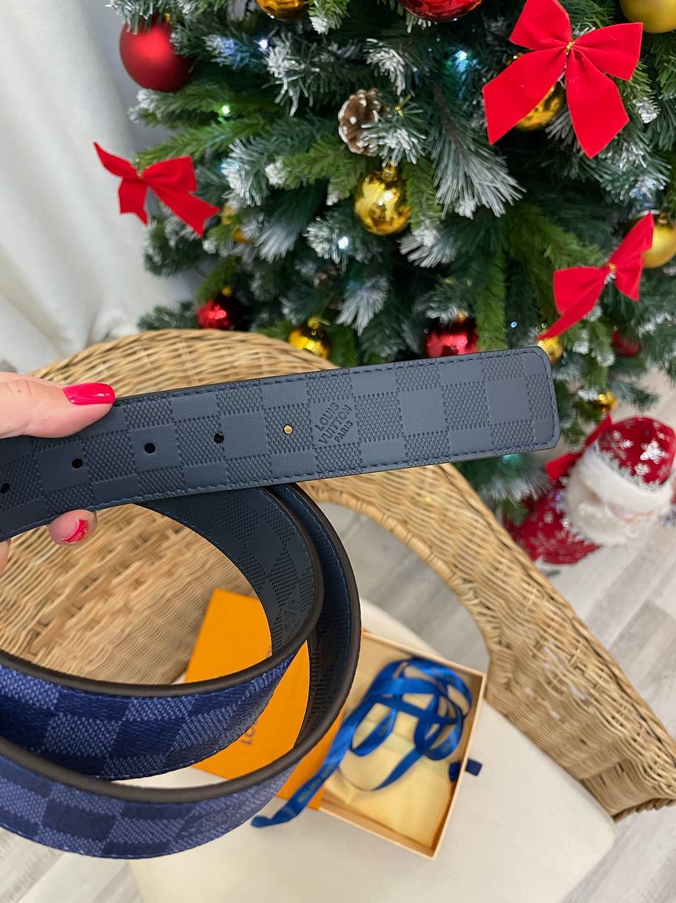 Ремень двухсторонний премиум Louis Vuitton BP-43492 Ремень двухсторонний премиум Louis Vuitton BP-43492