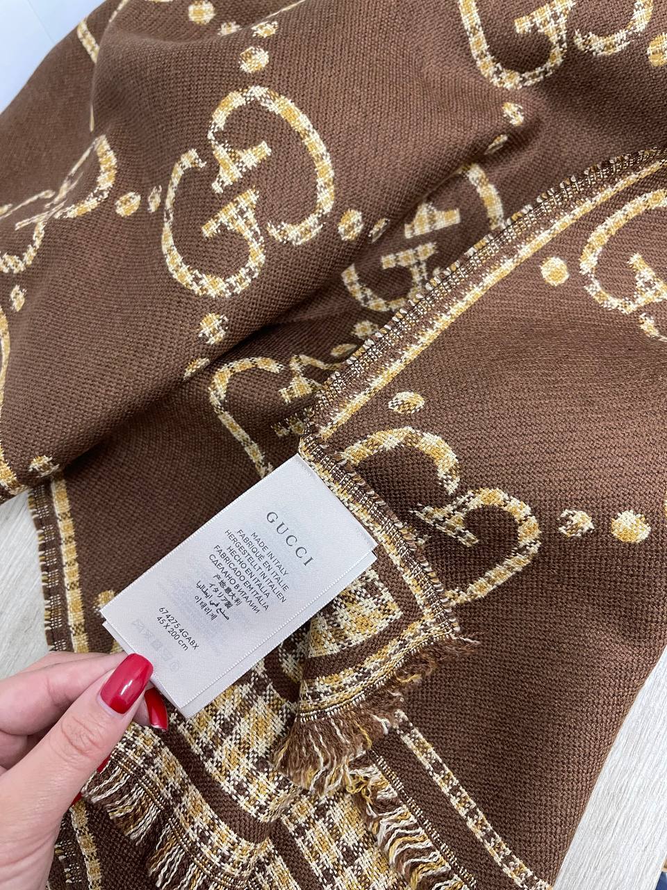 Шарф Gucci премиум BP-21537 Шарф Gucci премиум BP-21537