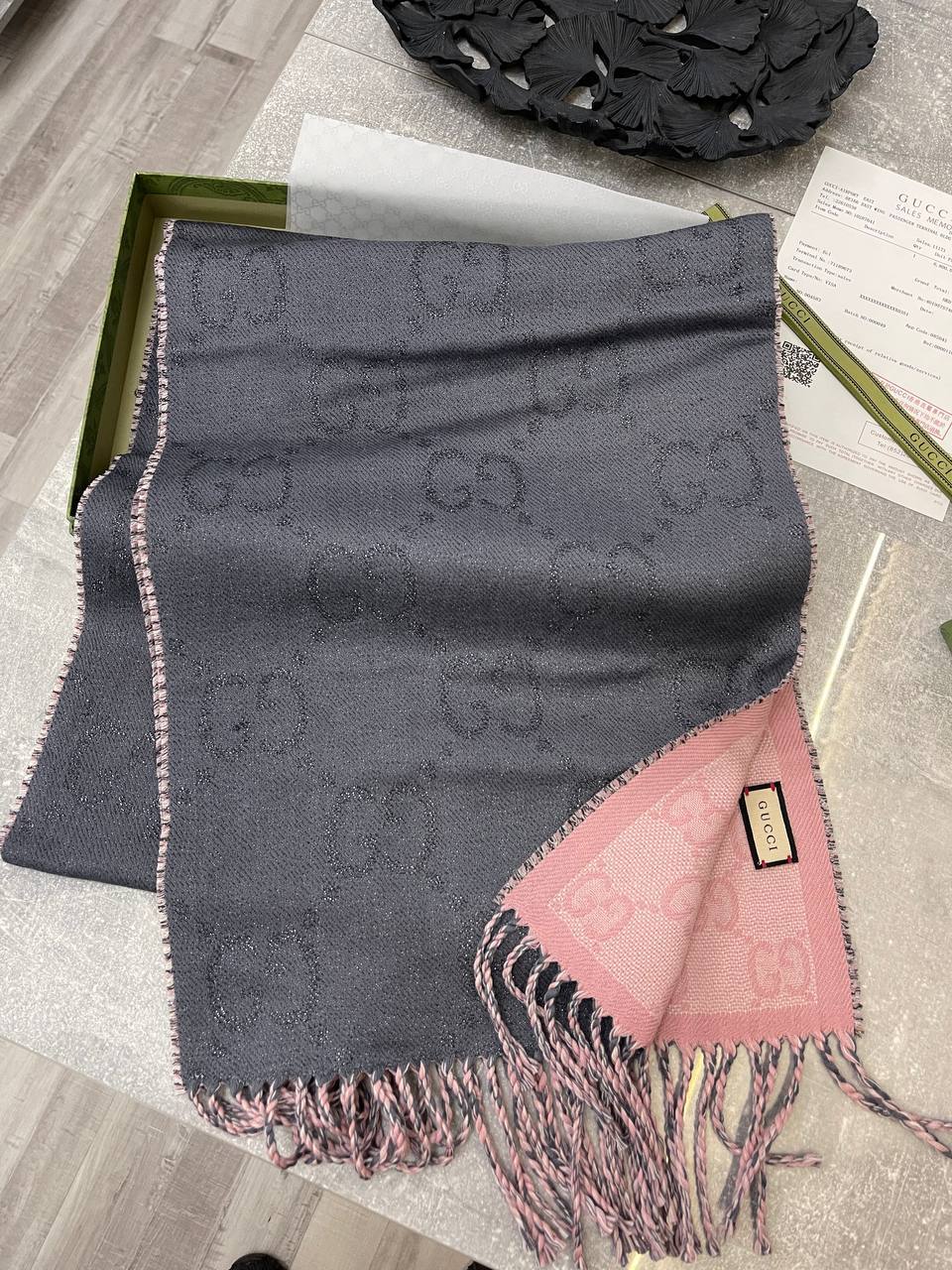 Шарф премиальный Gucci BP-41476 Шарф премиальный Gucci BP-41476