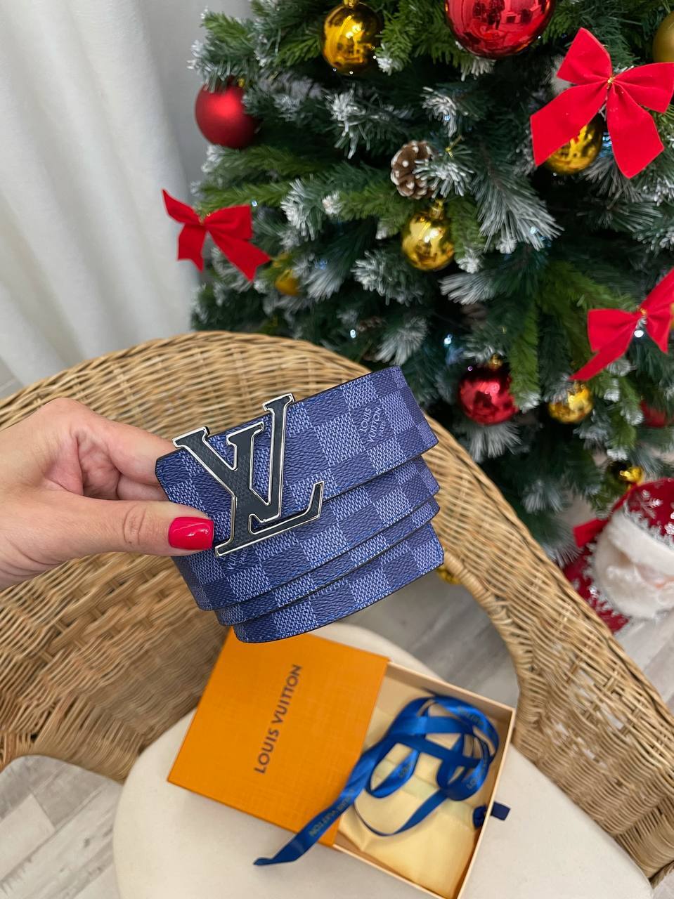 Ремень двухсторонний премиум Louis Vuitton BP-43492 Ремень двухсторонний премиум Louis Vuitton BP-43492