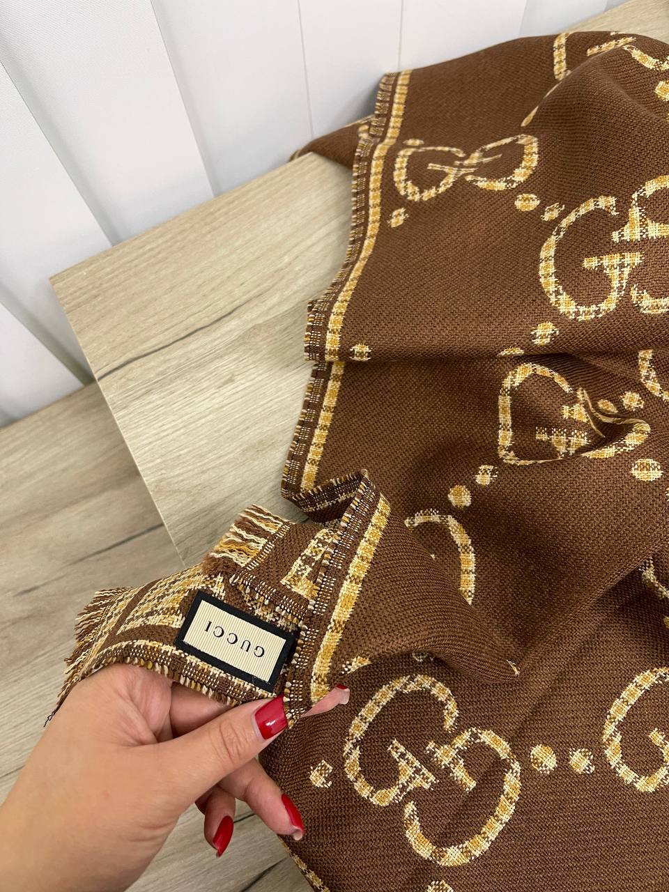 Шарф Gucci премиум BP-21537 Шарф Gucci премиум BP-21537