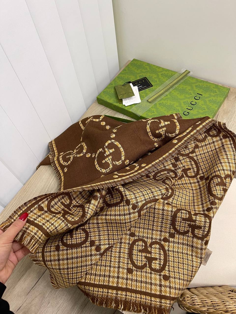 Шарф Gucci премиум BP-21537 Шарф Gucci премиум BP-21537