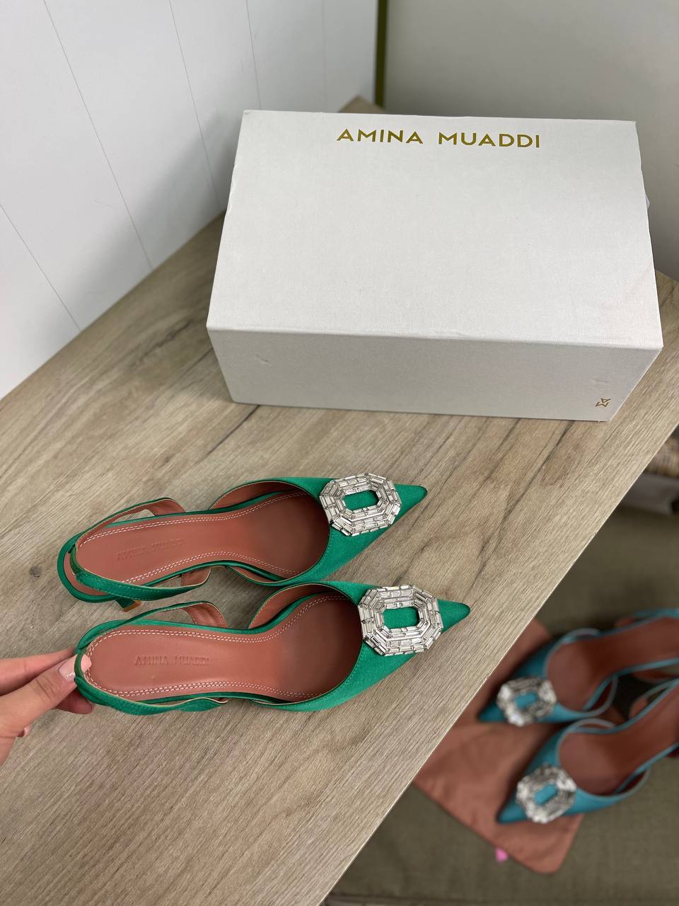 Коллекционные туфли Amina Muaddi BP-26689 Коллекционные туфли Amina Muaddi BP-26689