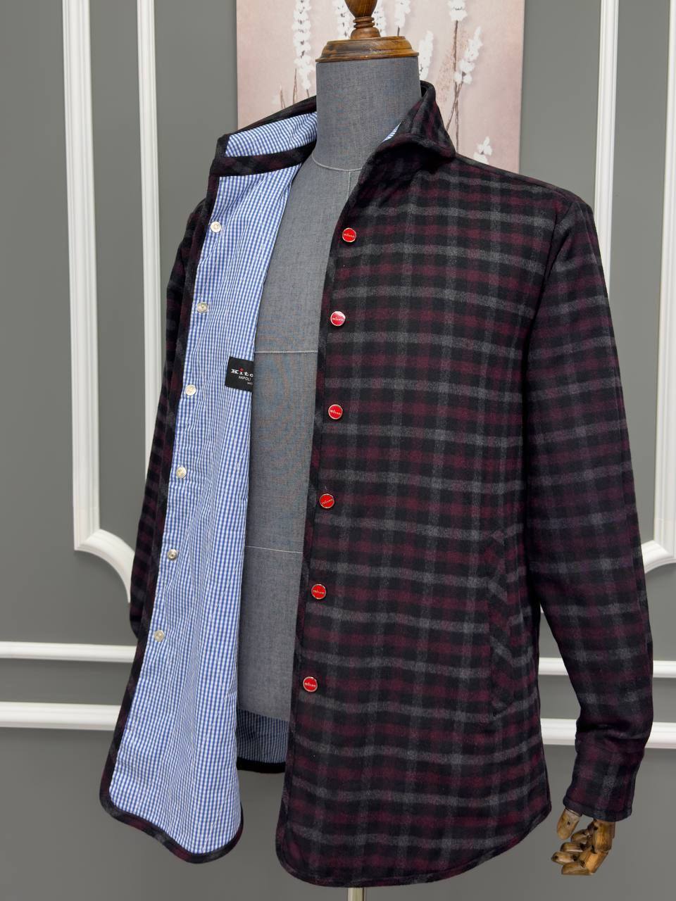 Лимитированная рубашка BP-49365 Kiton Лимитированная рубашка BP-49365 Kiton