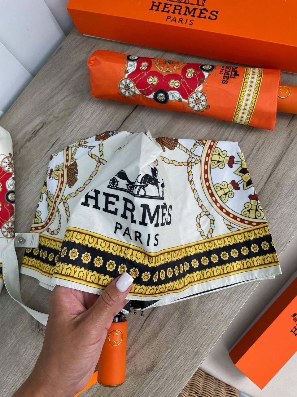 Зонт люксовый Hermes BP-16064 Зонт люксовый Hermes BP-16064