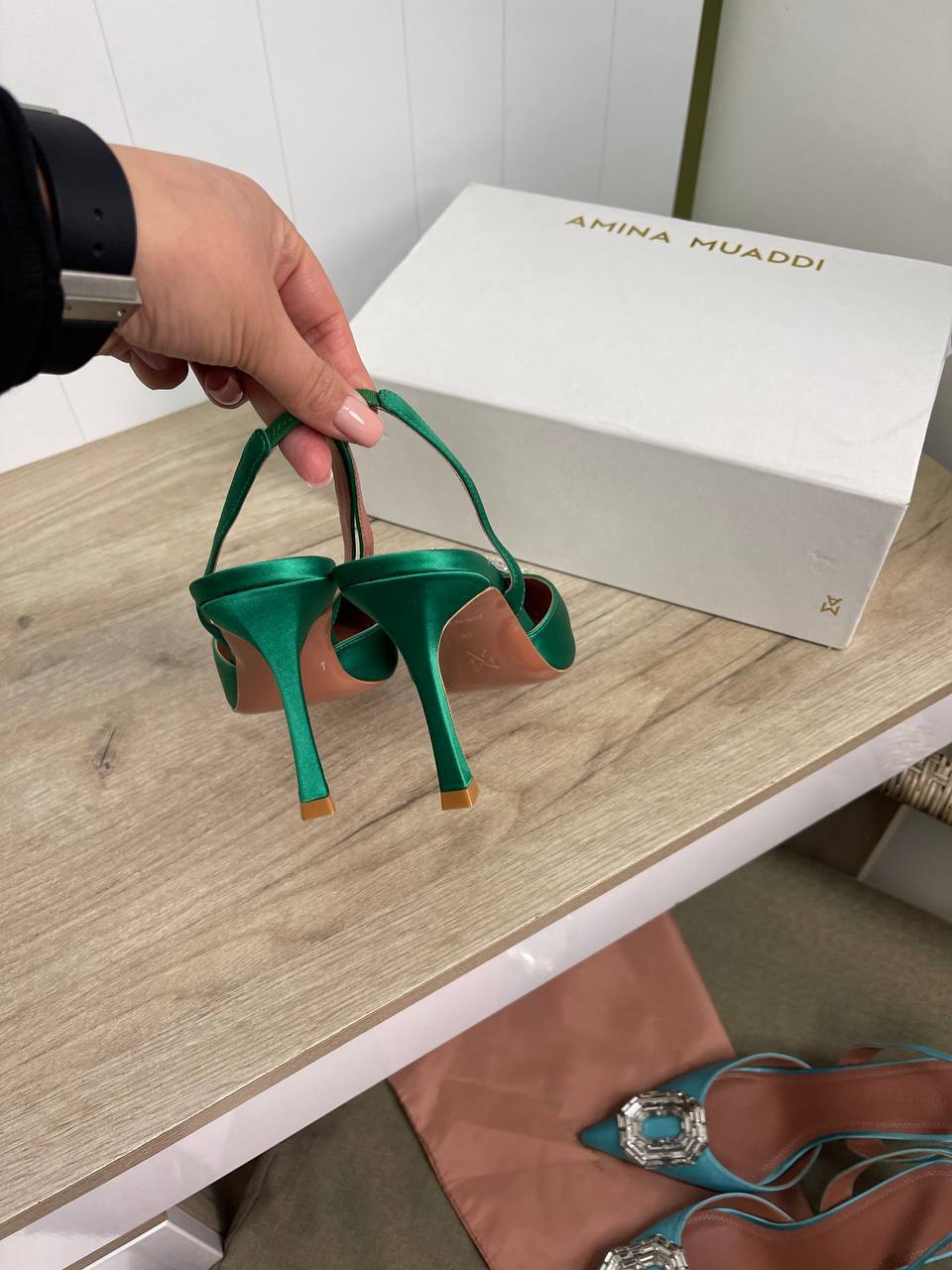 Коллекционные туфли Amina Muaddi BP-26689 Коллекционные туфли Amina Muaddi BP-26689