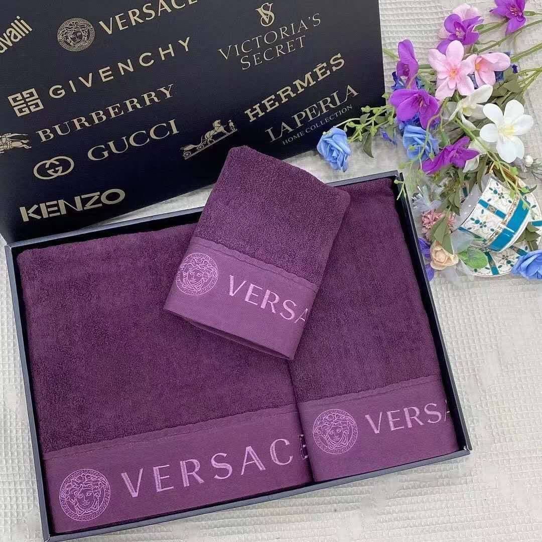 Комплект полотенец 3 шт. сиреневый Versace BP-25104 Комплект полотенец 3 шт. сиреневый Versace BP-25104