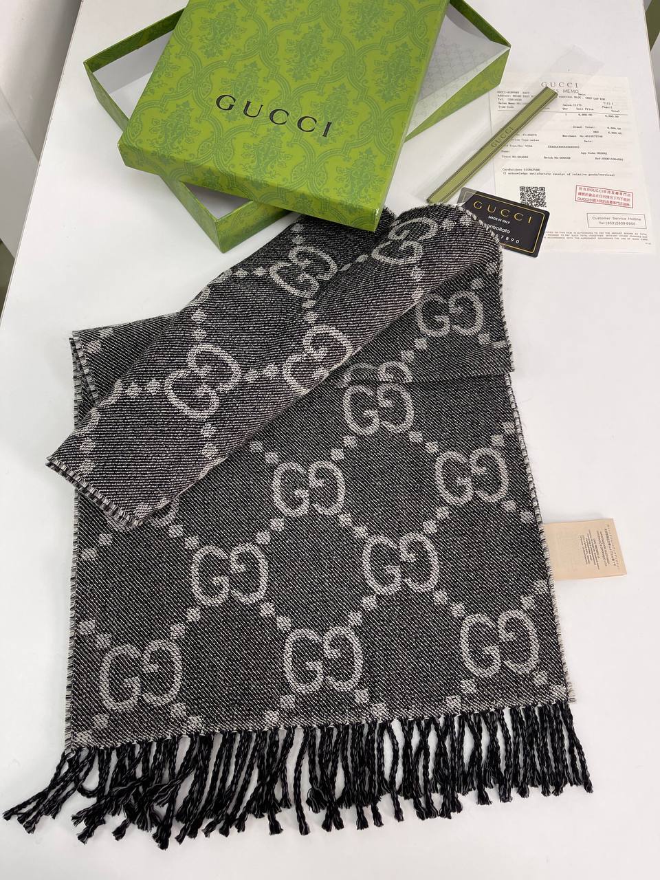 Дизайнерский шарф Gucci BP-23338 Дизайнерский шарф Gucci BP-23338