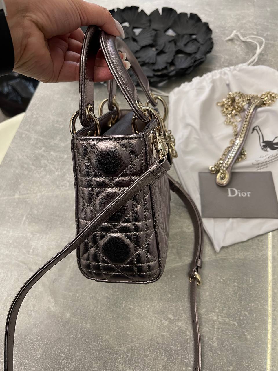 Коллекционная сумка женская Lady Christian Dior BP-42490 Коллекционная сумка женская Lady Christian Dior BP-42490
