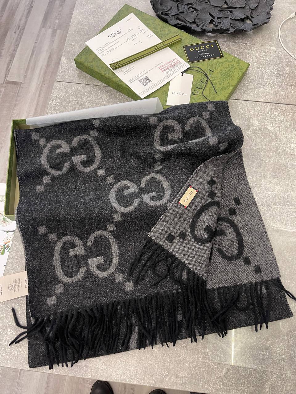 Шарф премиум Gucci BP-43833 Шарф премиум Gucci BP-43833