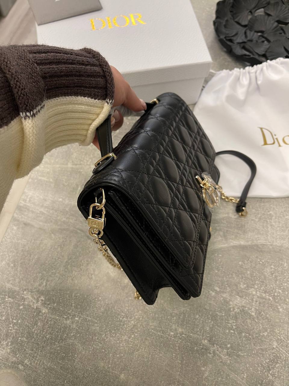 Коллекционная женская сумка 24 см Christian Dior BP-43324 Коллекционная женская сумка 24 см Christian Dior BP-43324