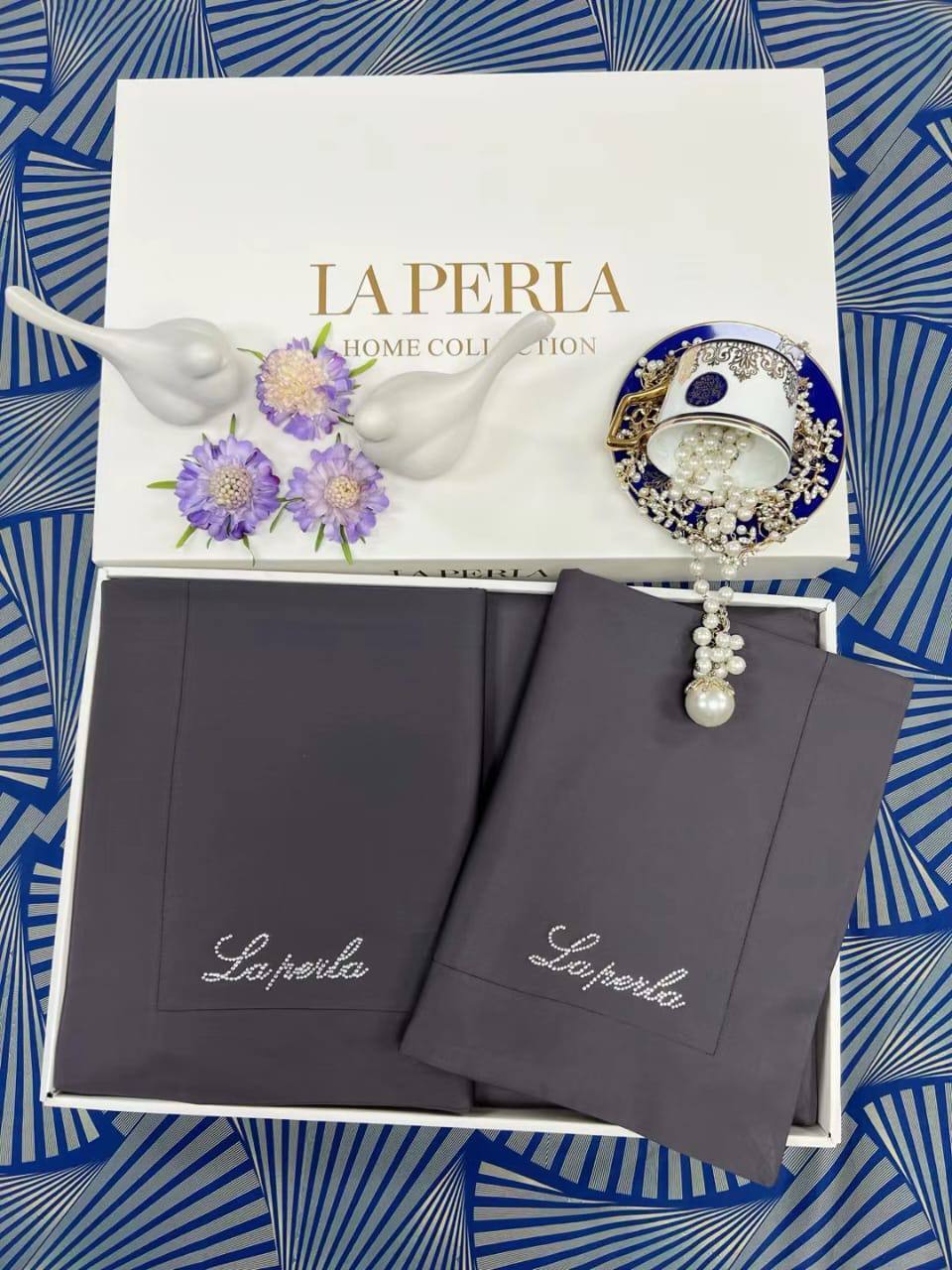 Комплект постельного белья премиум La perla BP-20690 Комплект постельного белья премиум La perla BP-20690