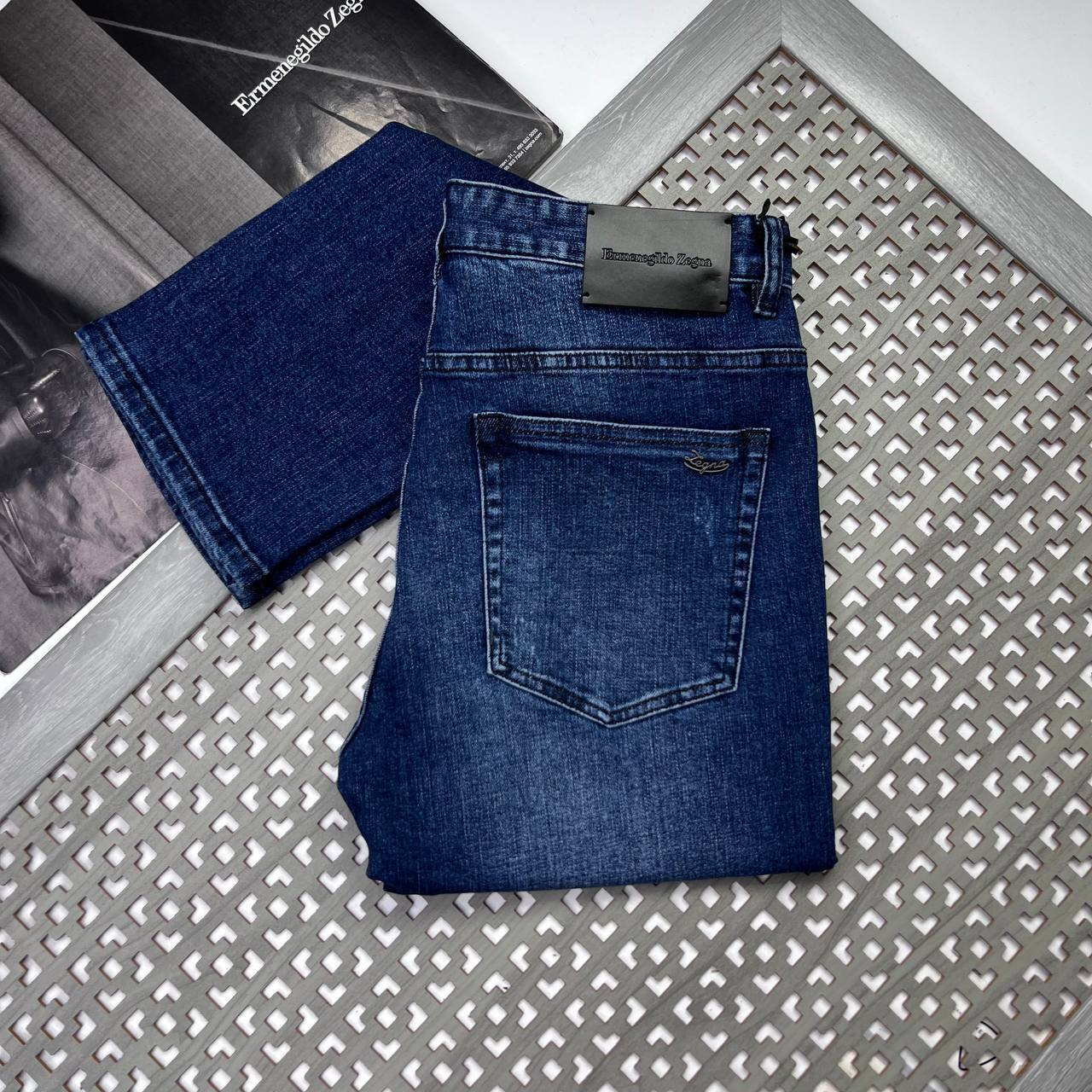 Джинсы ZEGNA премиальные BP-17265 Джинсы ZEGNA премиальные BP-17265