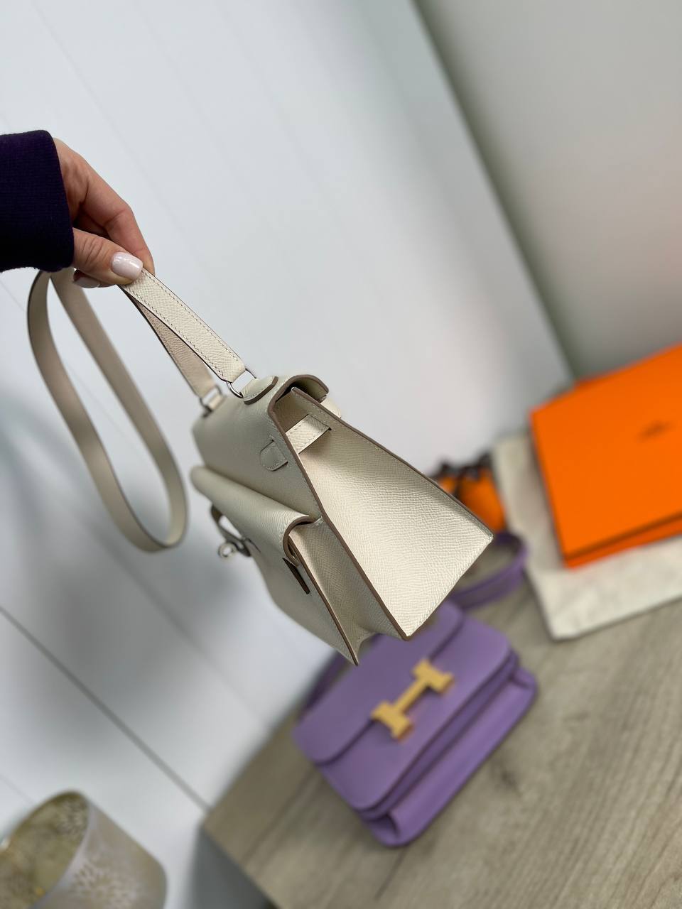 Коллекционная сумка женская Kelly Epsom Hermes BP-25777 Коллекционная сумка женская Kelly Epsom Hermes BP-25777