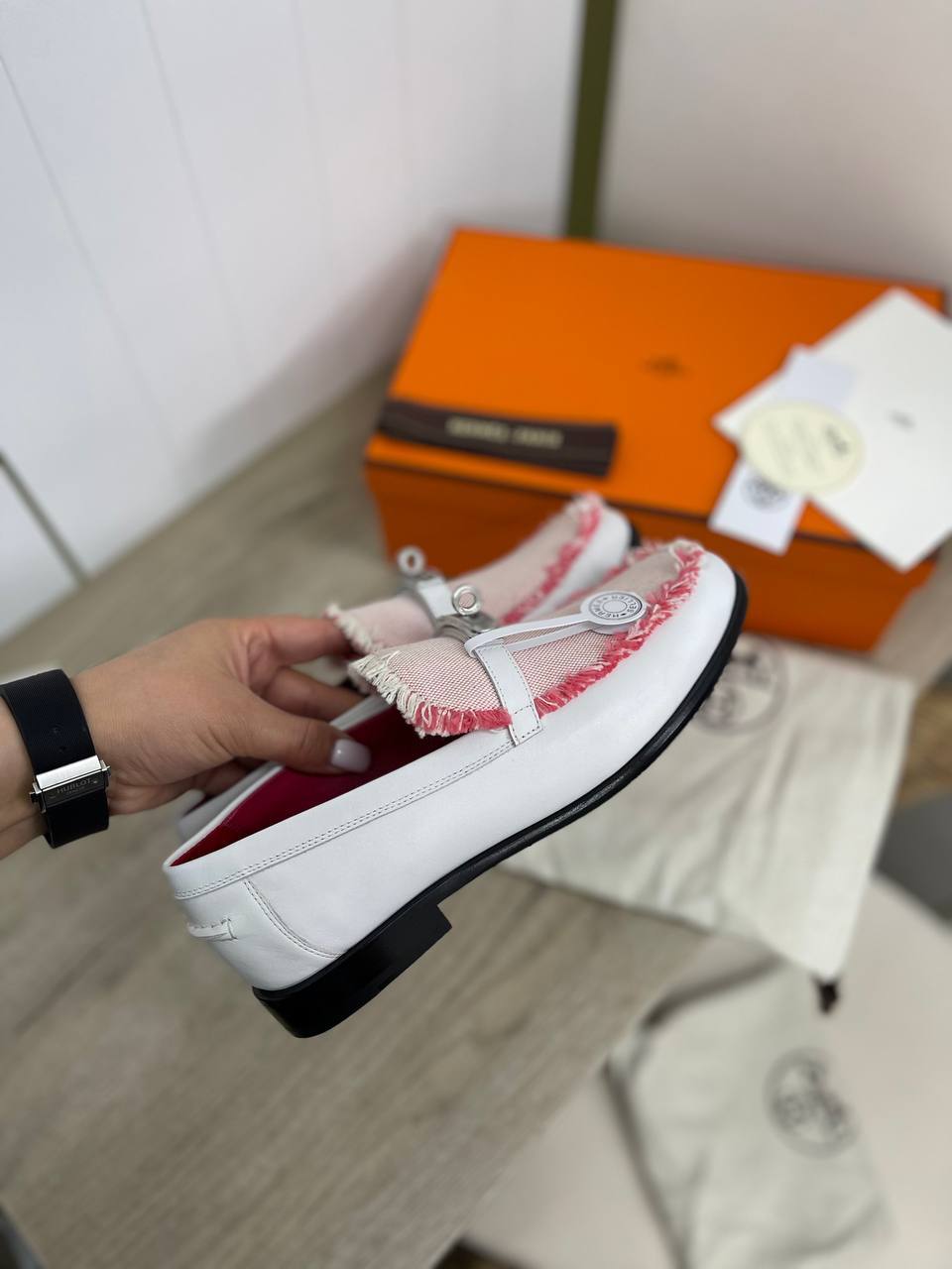 Дизайнерские туфли Hermes BP-35020 Дизайнерские туфли Hermes BP-35020