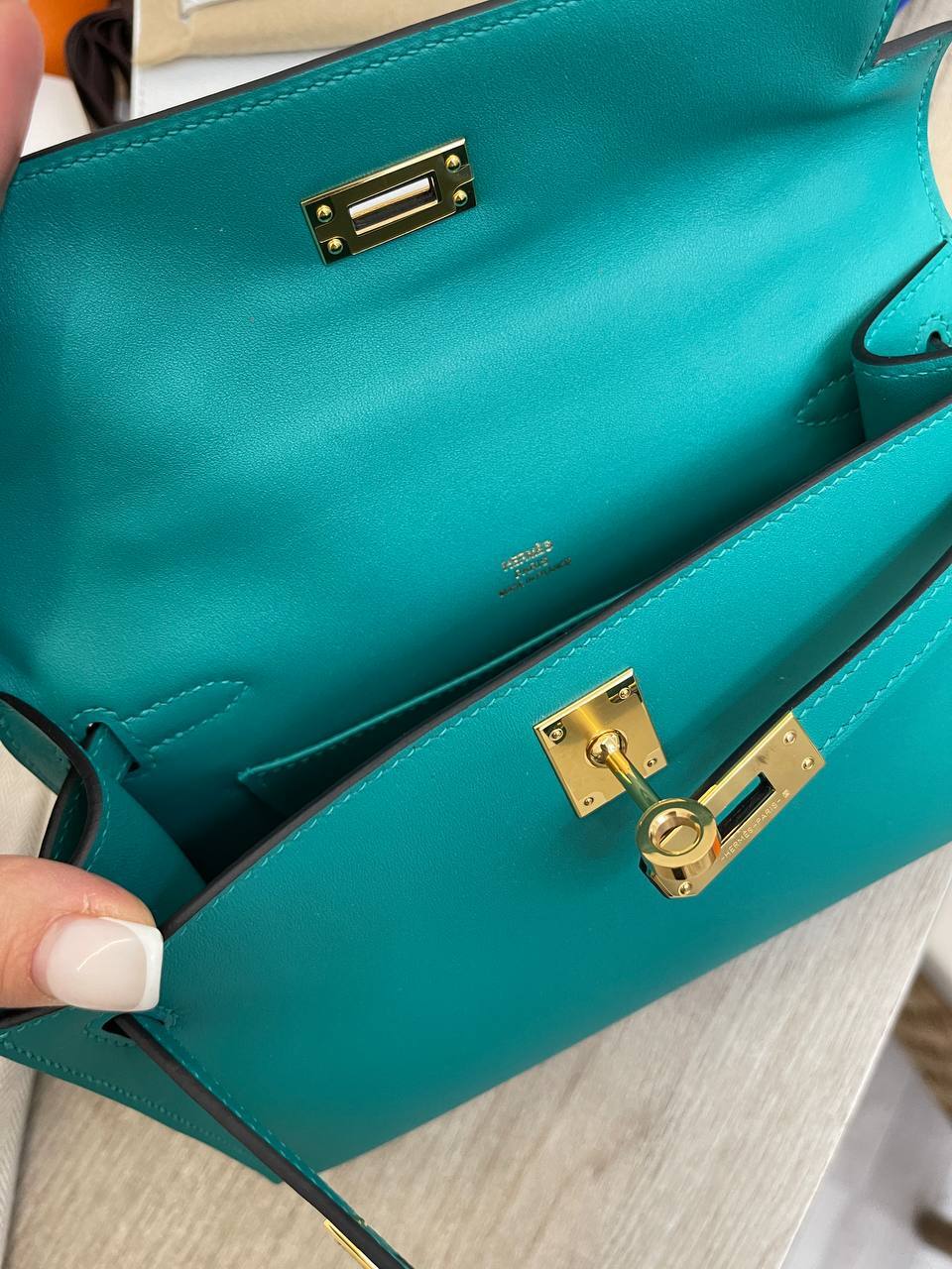 Элитная женская сумка Kelly Pochette Hermes BP-44507 Элитная женская сумка Kelly Pochette Hermes BP-44507