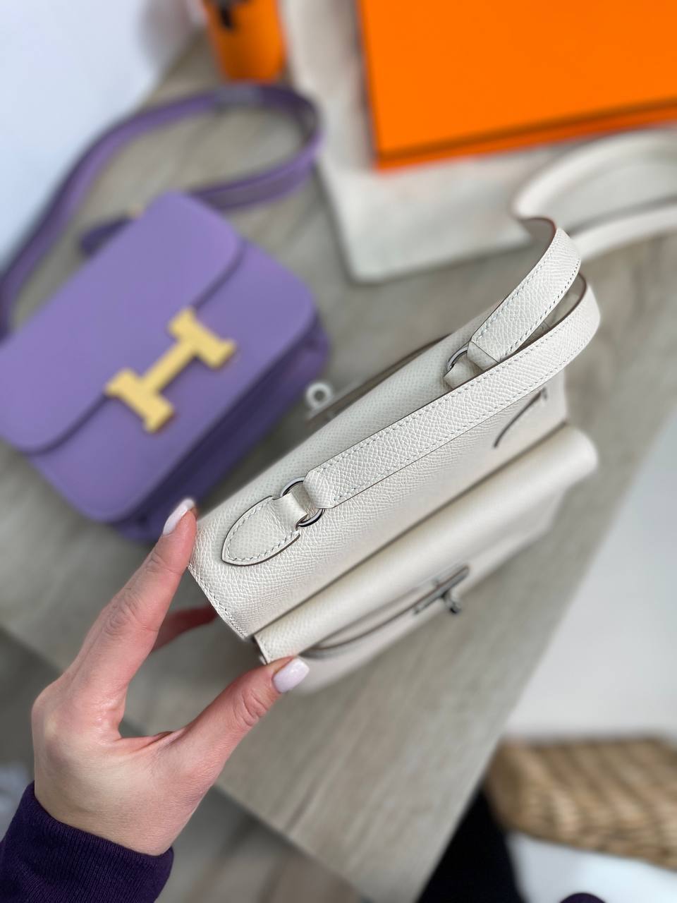 Коллекционная сумка женская Kelly Epsom Hermes BP-25777 Коллекционная сумка женская Kelly Epsom Hermes BP-25777