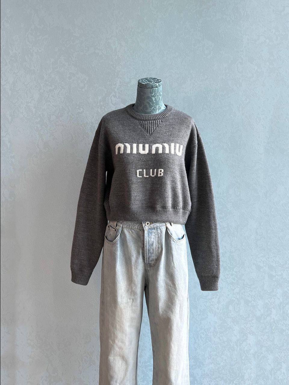 Женский свитер Miu Miu трендовый BP-22849 Женский свитер Miu Miu трендовый BP-22849