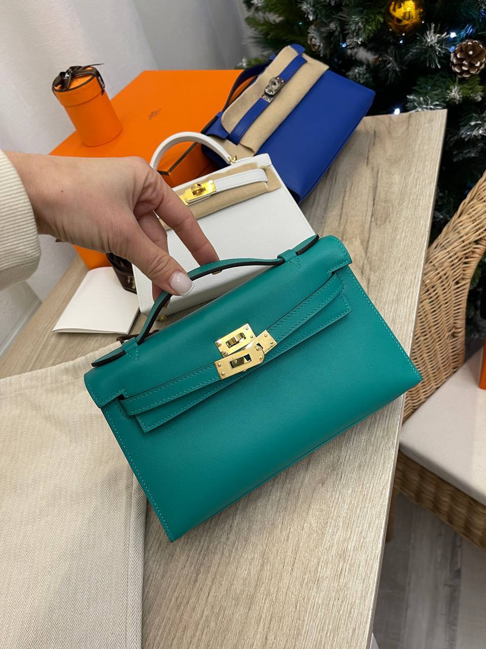 Элитная женская сумка Kelly Pochette Hermes BP-44507 Элитная женская сумка Kelly Pochette Hermes BP-44507