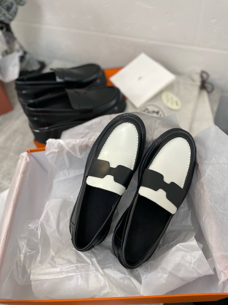 Повседневные туфли Hermes BP-40237 Повседневные туфли Hermes BP-40237