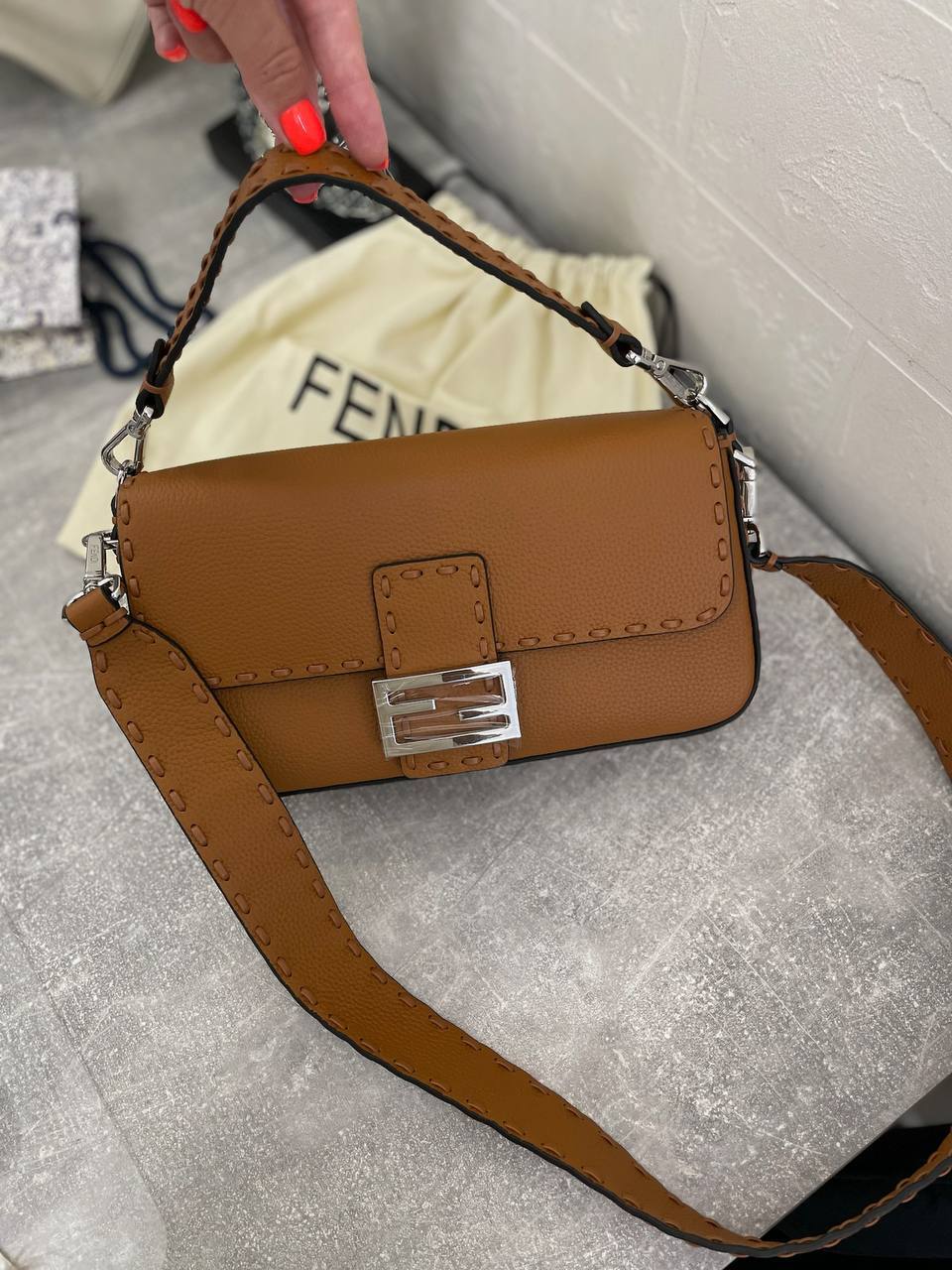 Коллекционная сумка женская Fendi BP-52754 Коллекционная сумка женская Fendi BP-52754